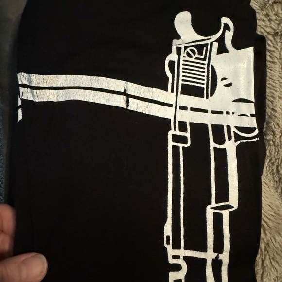 Black weapon printed leggings - Picture 4 of 5